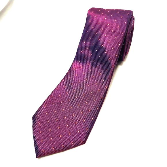 Kenneth Cole Awearness Silk Men's Tie Burgundy Geometric Size X-Long NEW - Picture 14 of 16